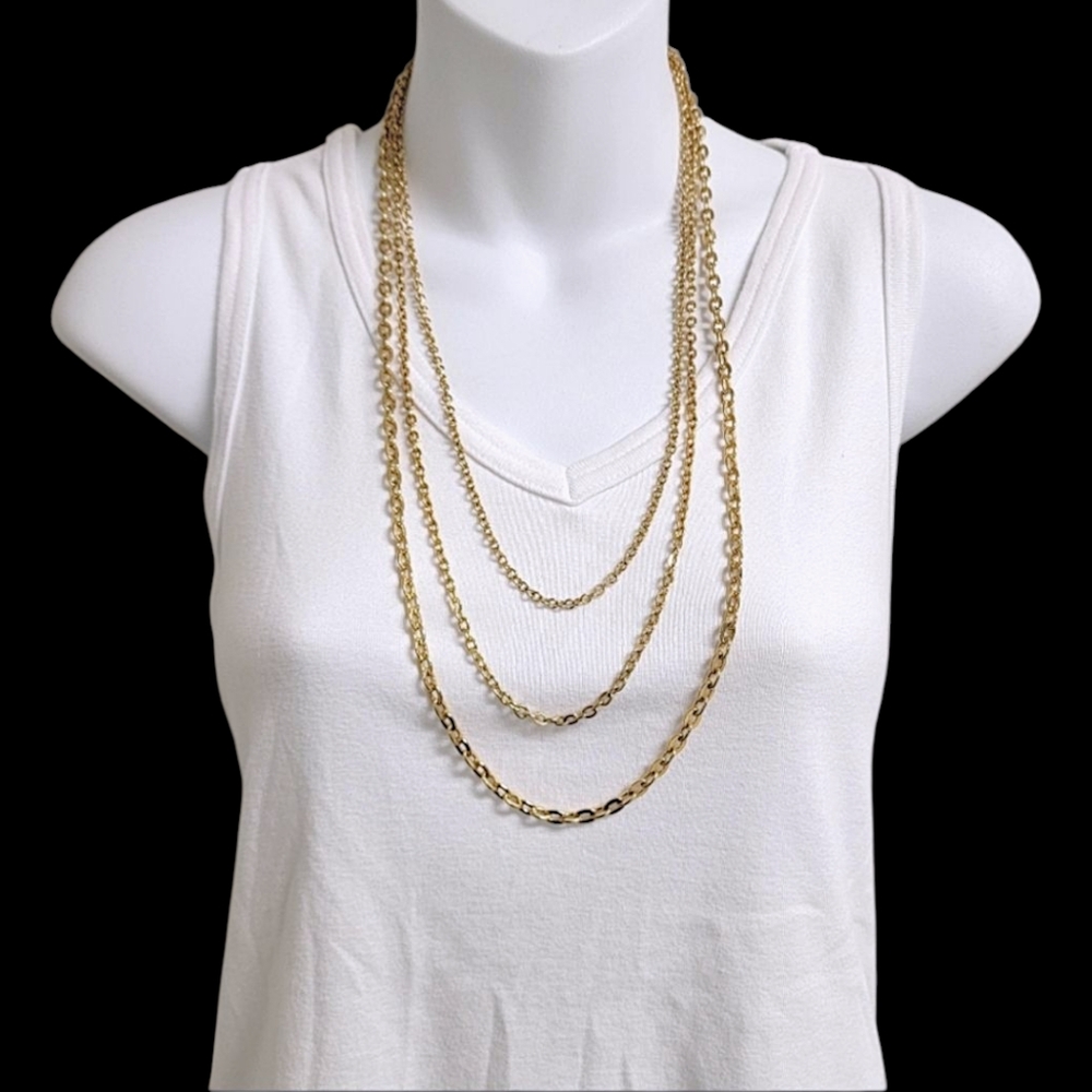 🏷3 Layer Gold Chain Necklace